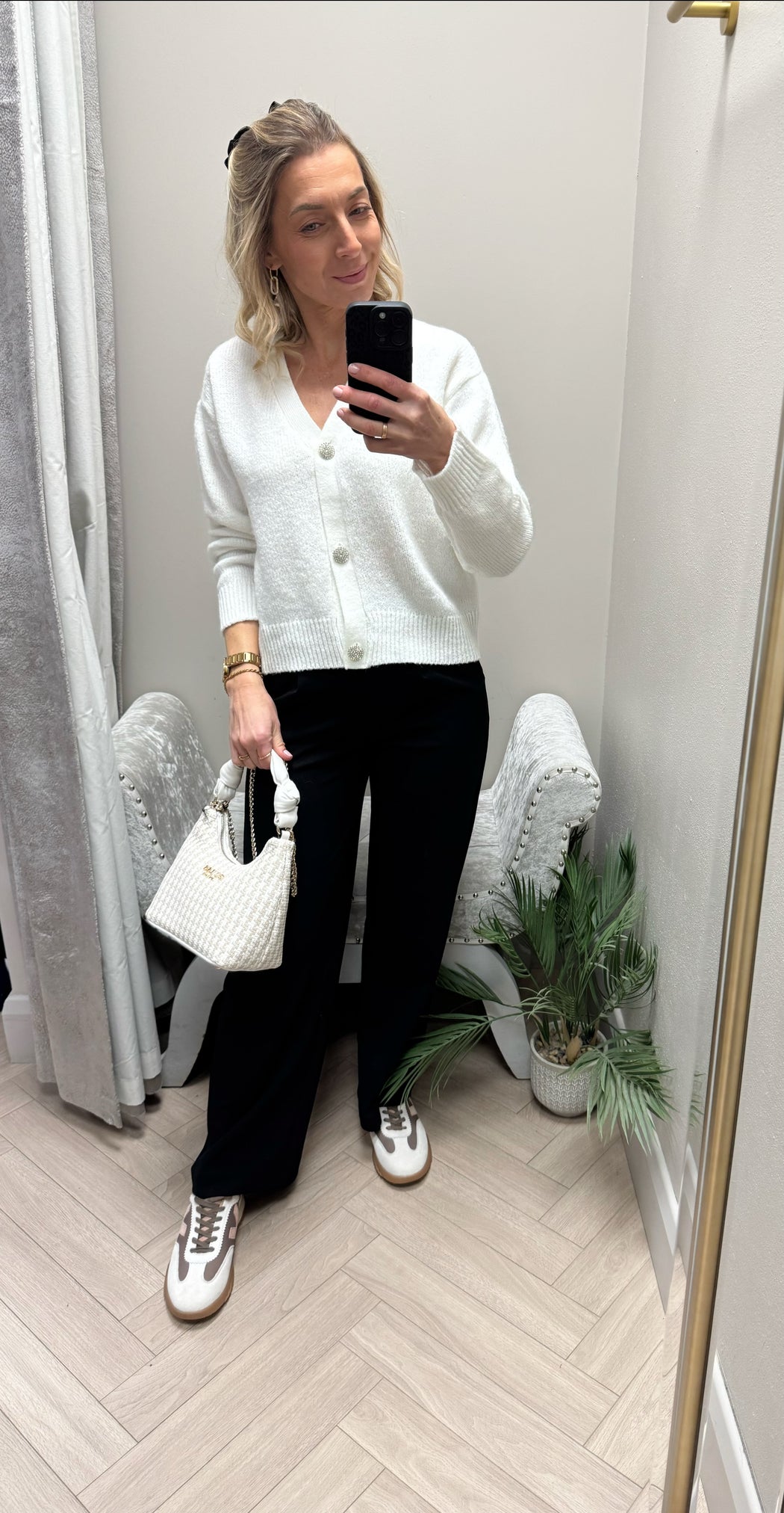 Maritza button cardi