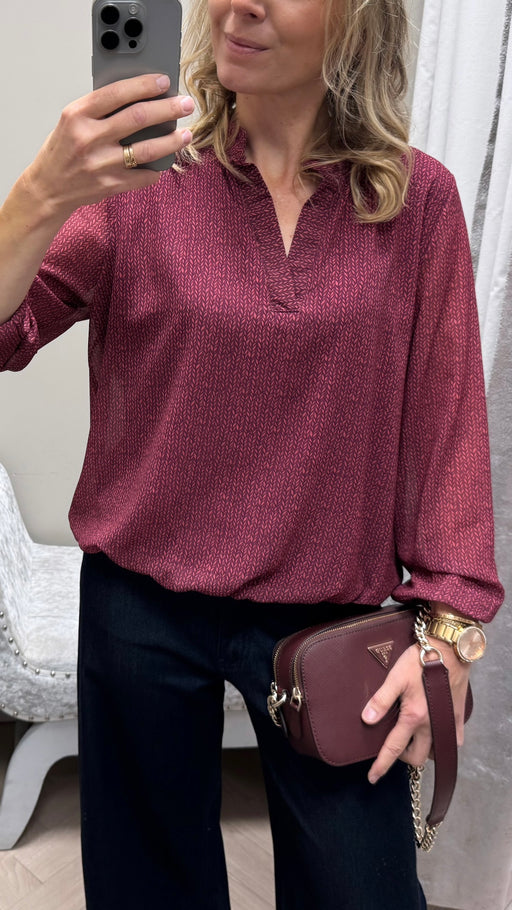 Plum Bella band top