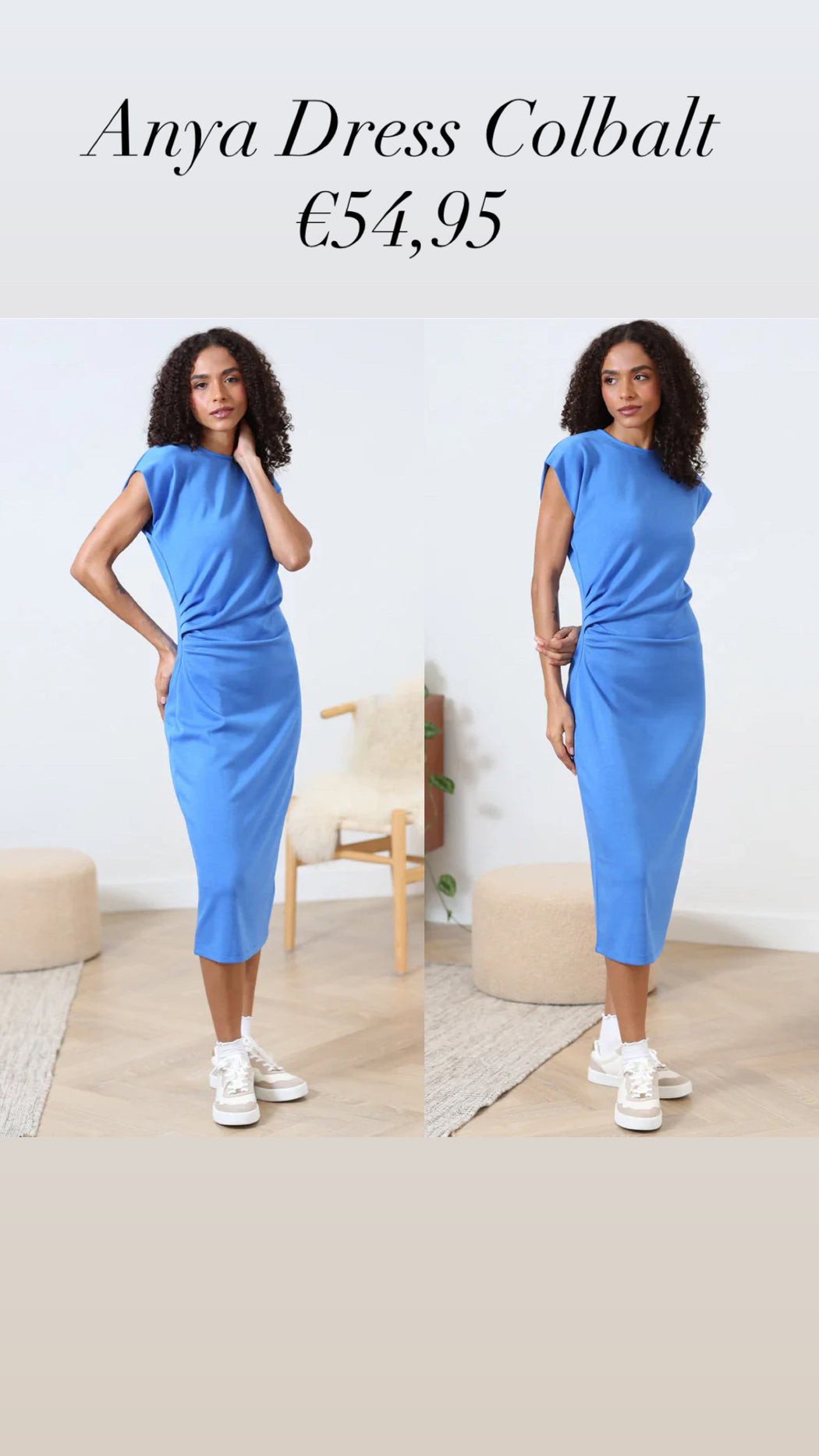 Anya Dress Colbalt