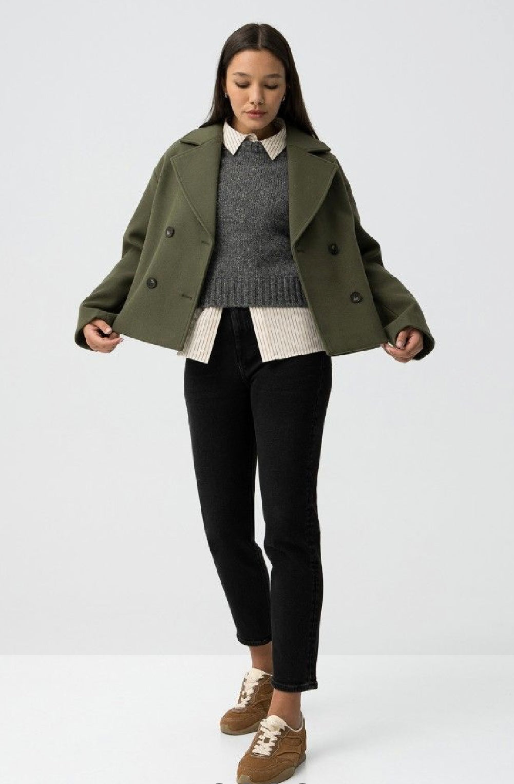 Navy green jacket