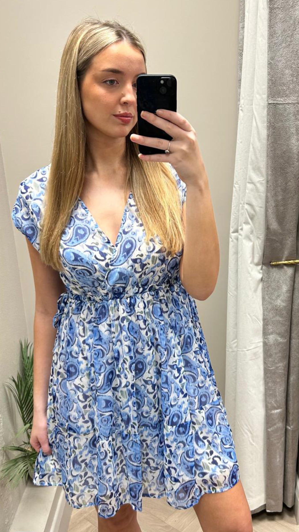 Toly blue dress