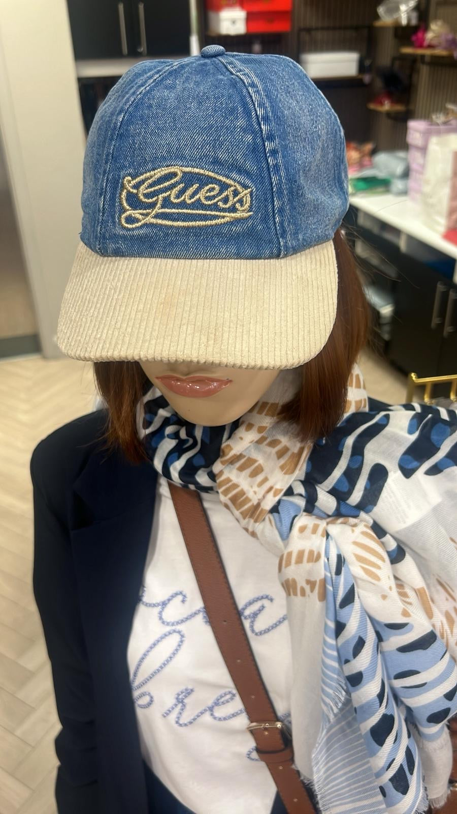 Guess denim Baseball hat aw5505cot01 - bud