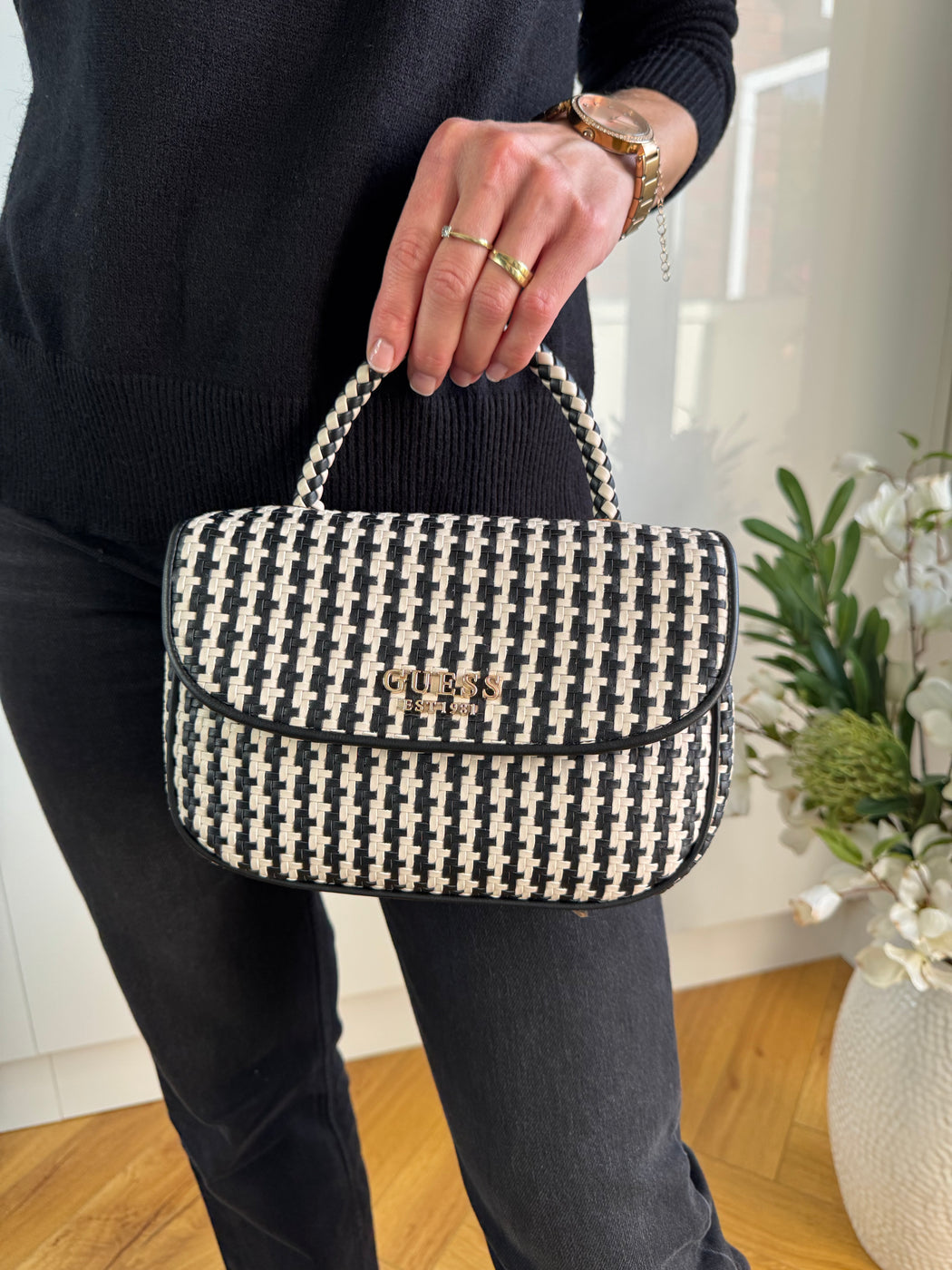 Guess Black Multi MIREMA Bag. WG963120
