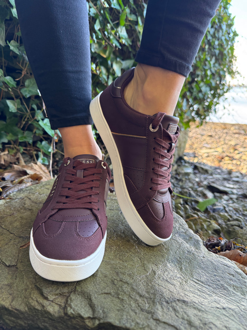 Guess jrone wine sneaker flfjr8pel12