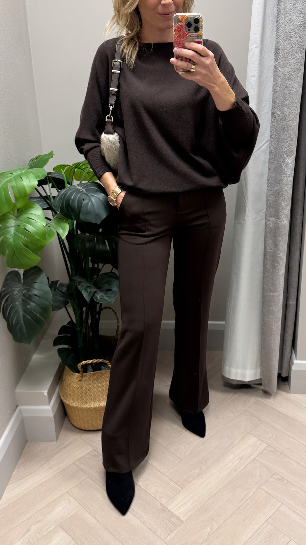 Brown Yale trousers