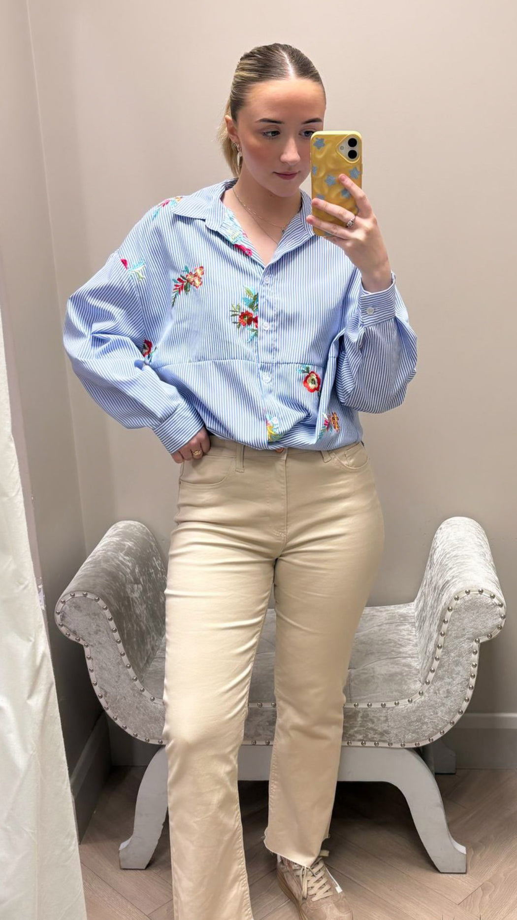 Megan cropped flare