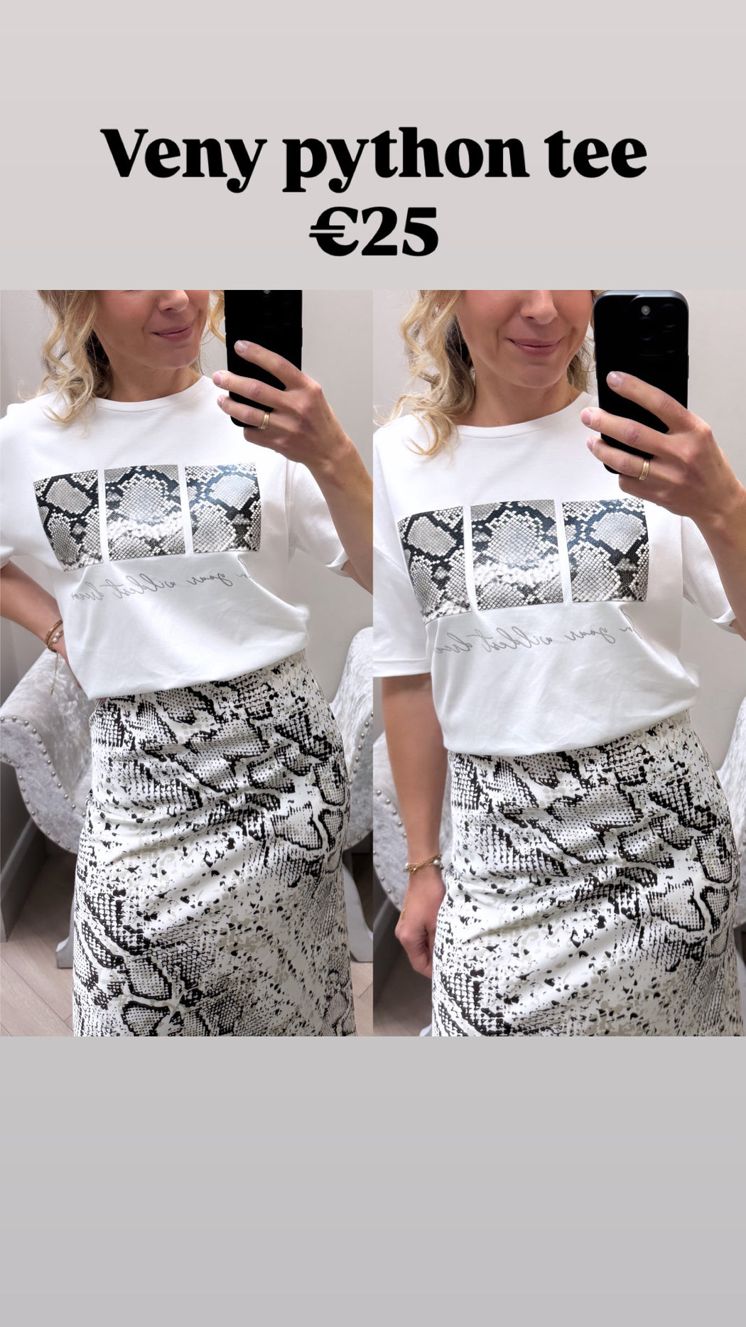 Veny python tee