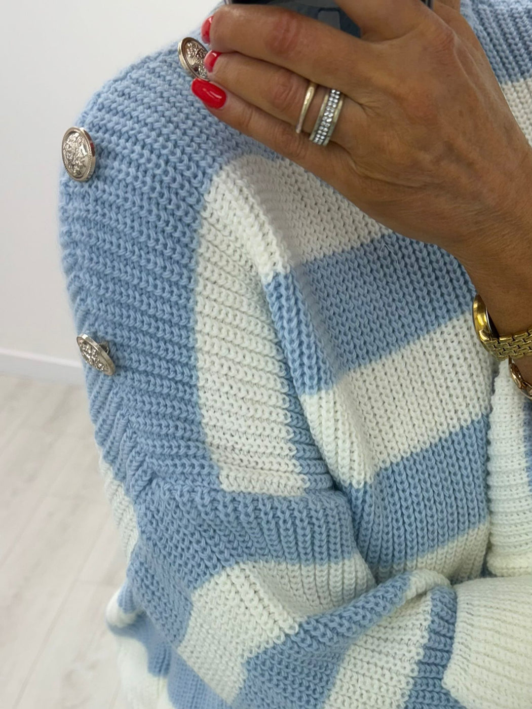 Freya blue  knit