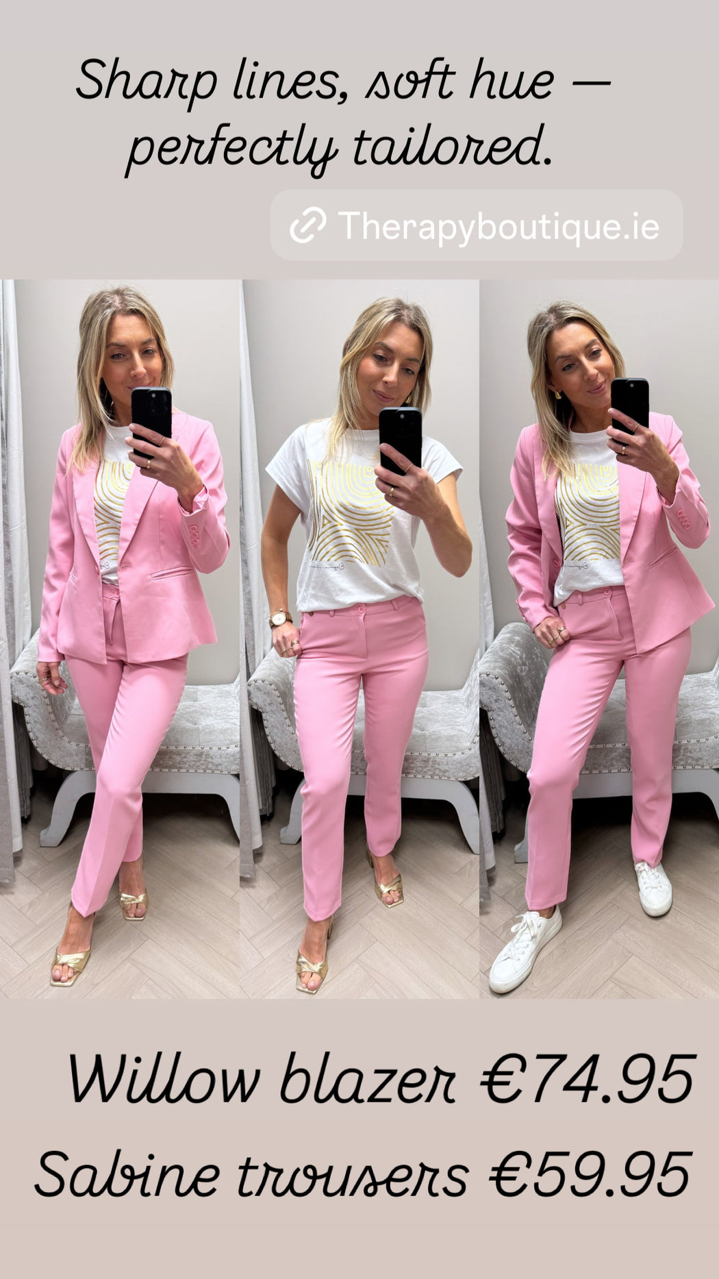 Willow Blazer Pink