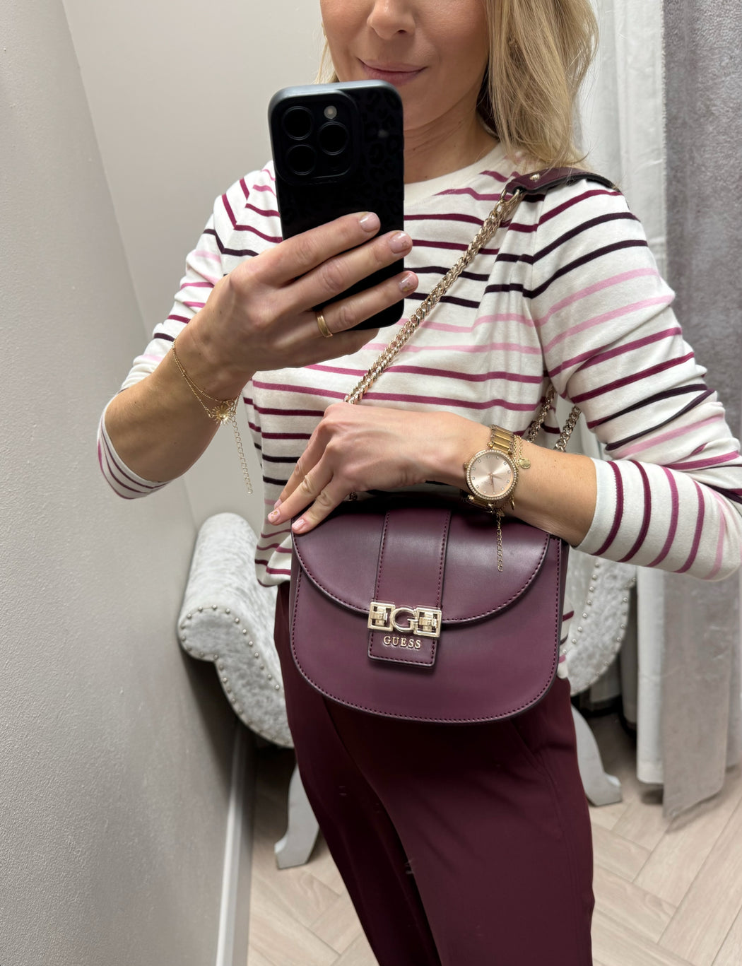 Kimberley Long Sleeve Tee Berry