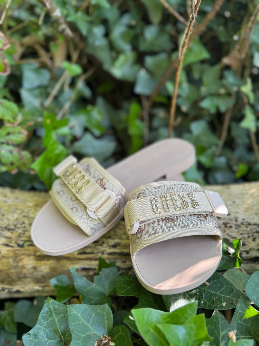 Guess gold mules FLJELYLEL19