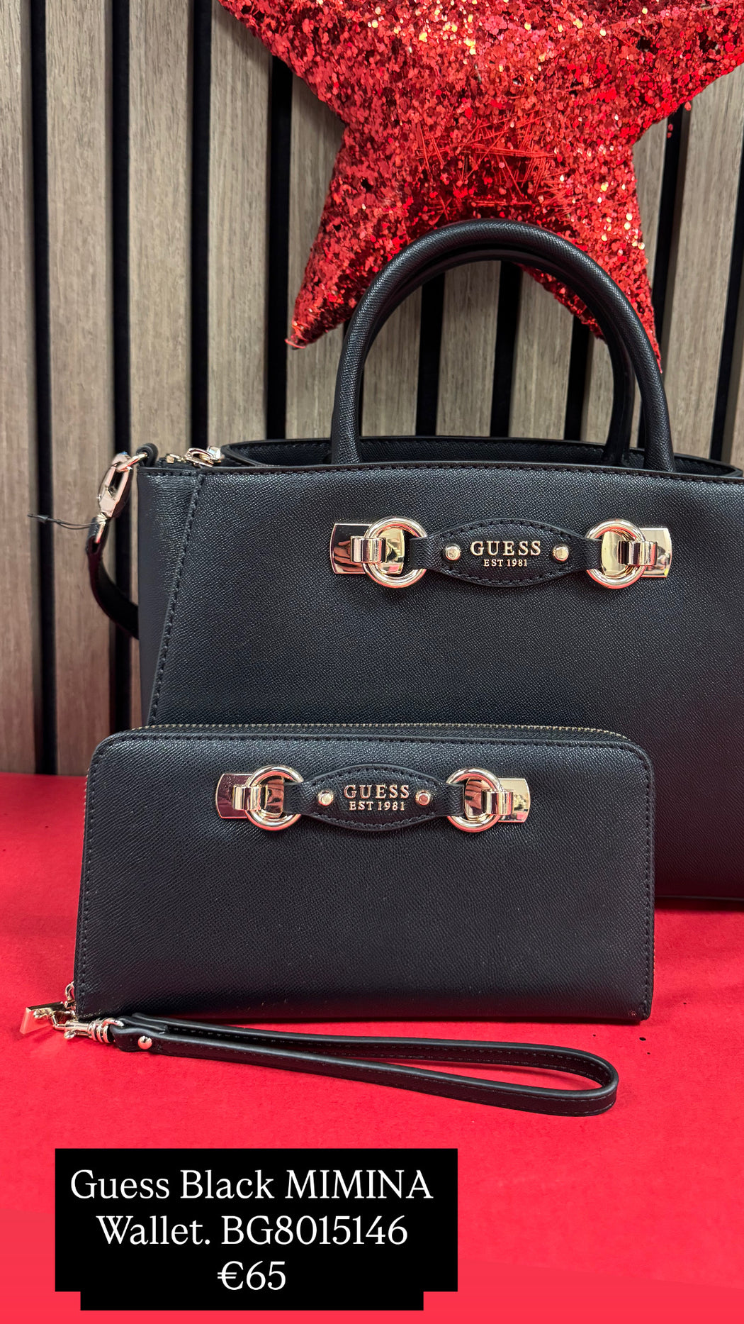 Guess Black MIMINA Wallet. BG8015146