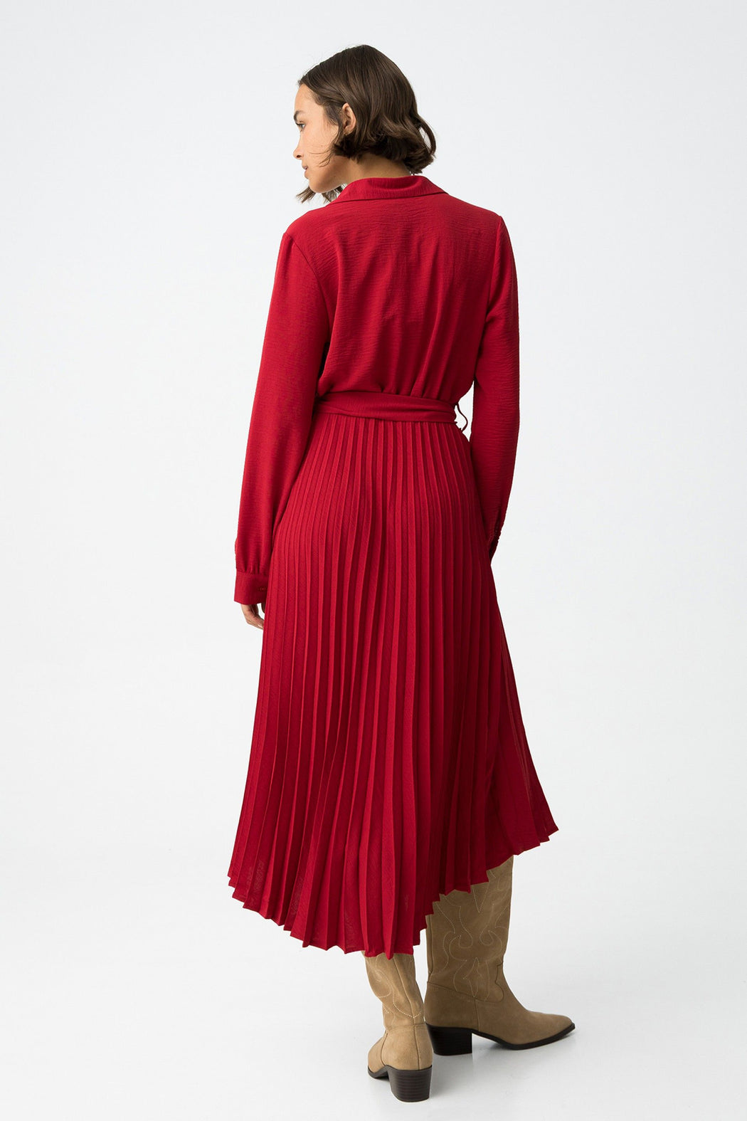 Okinawa pleated dress