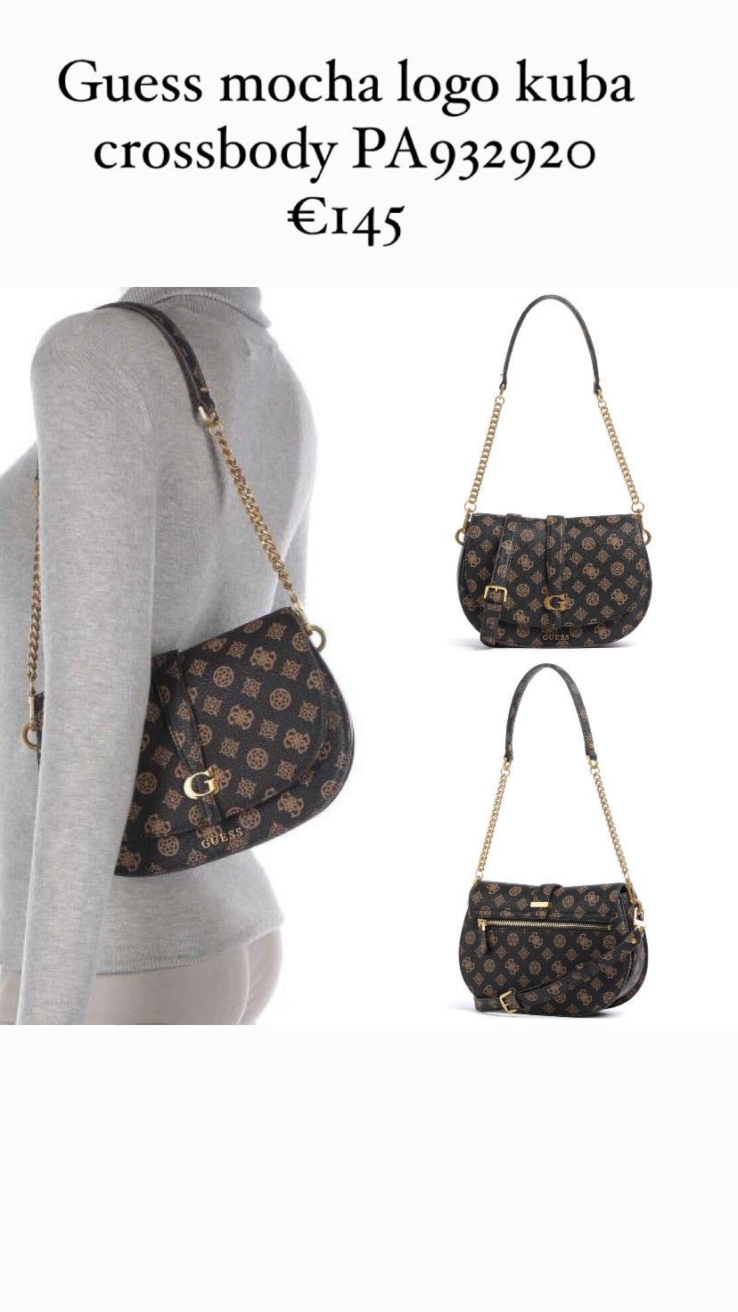 Guess monogram crossbody bag sale