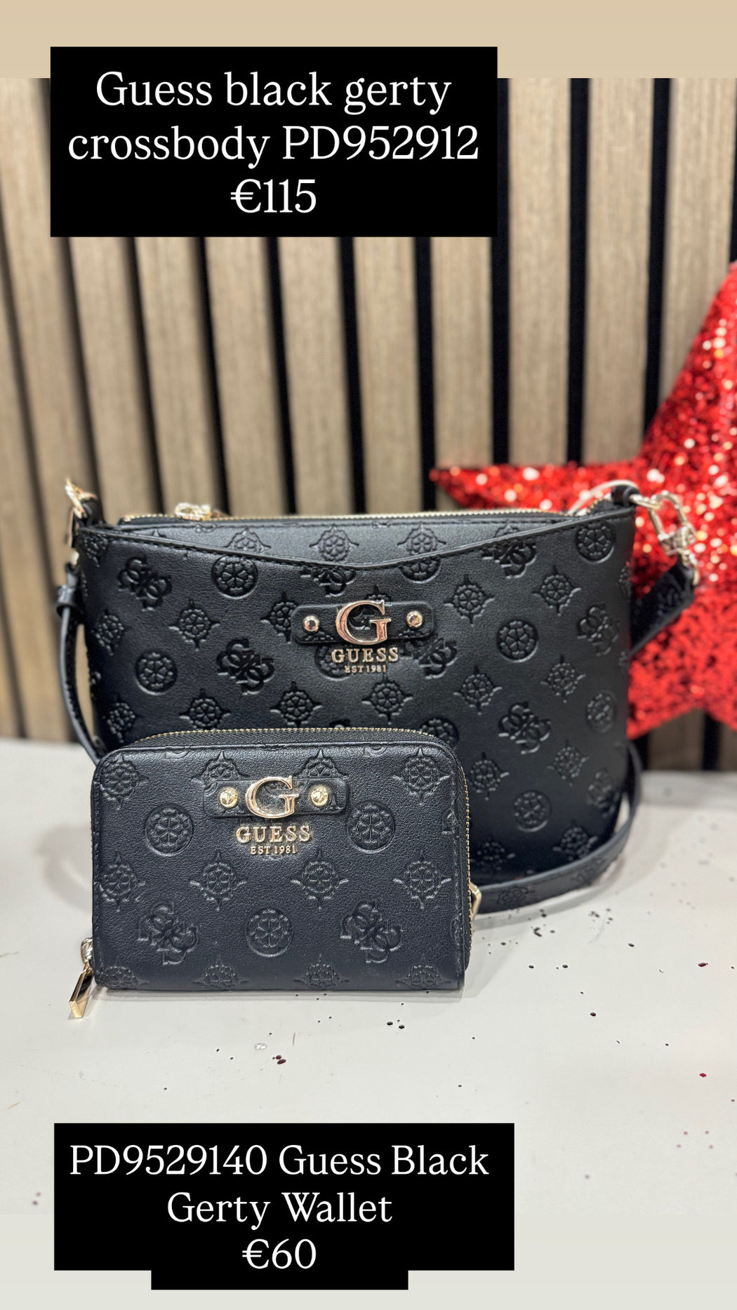 PD9529140 Guess Black Gerty Wallet