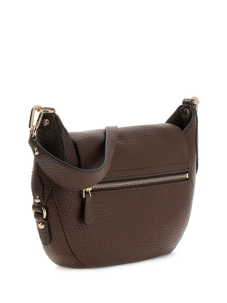 Guess Marsha espresso shoulder / crossbody bag bg950119