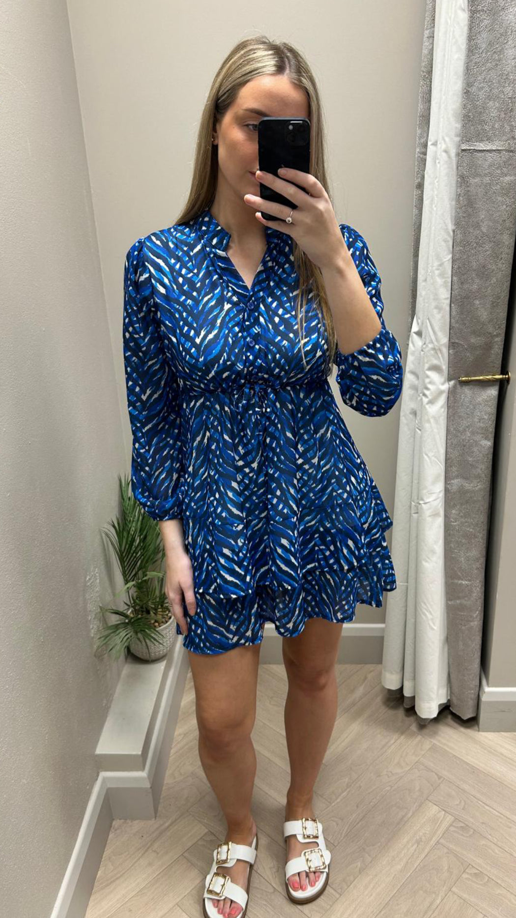 Blue navy  Latina mini dress
