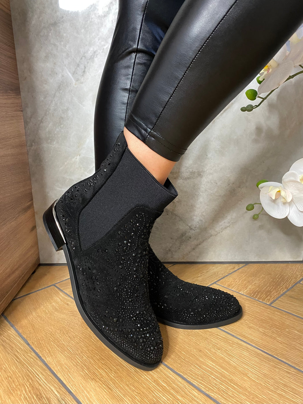 Yuni one ink gems ankle boots