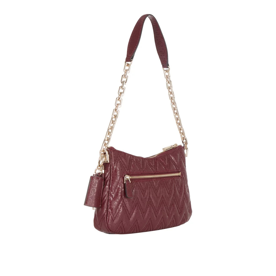 Burgundy adelard guess shoulder bag GG950218