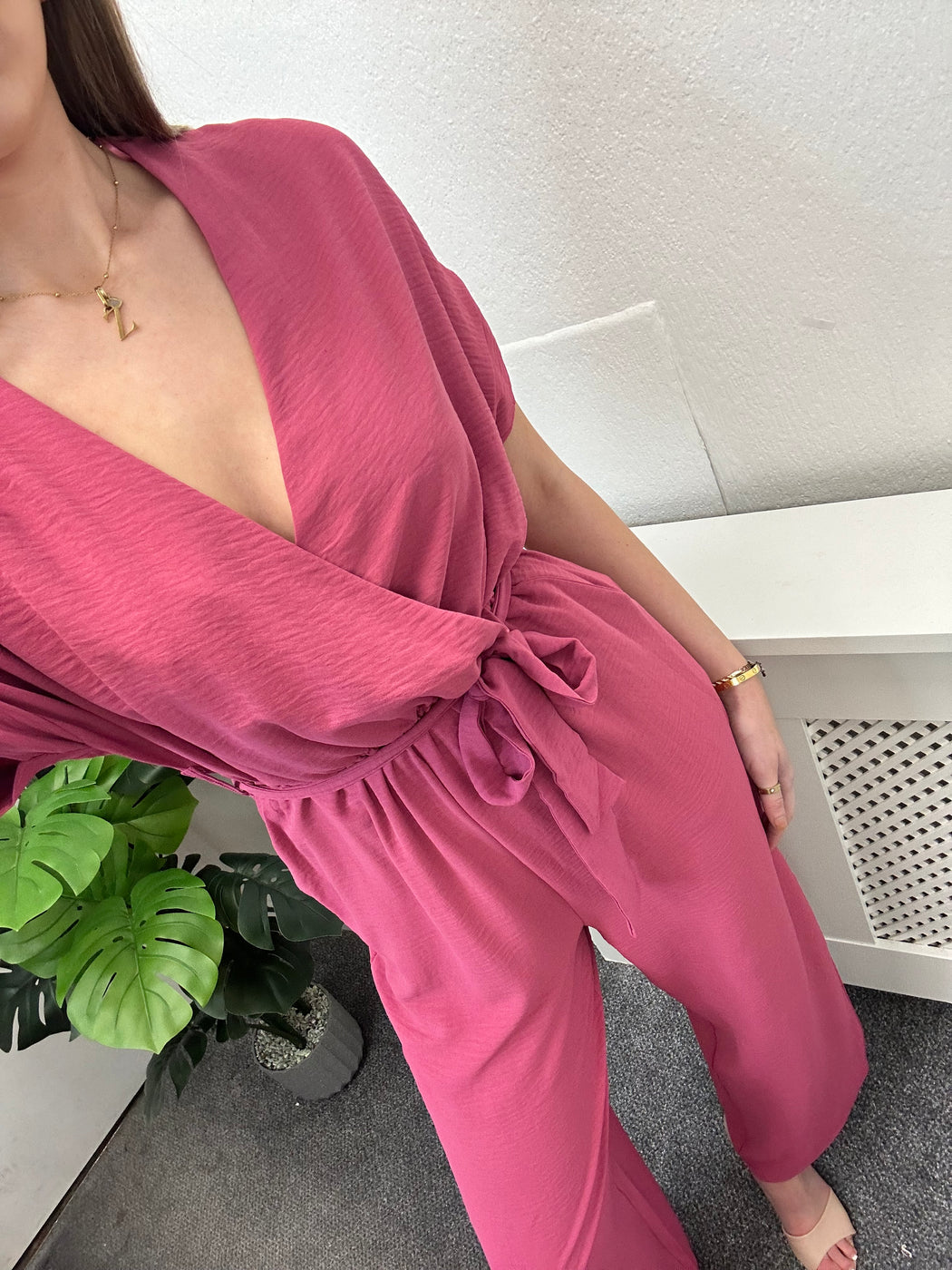 Favourite fuschia pink jumpsuit