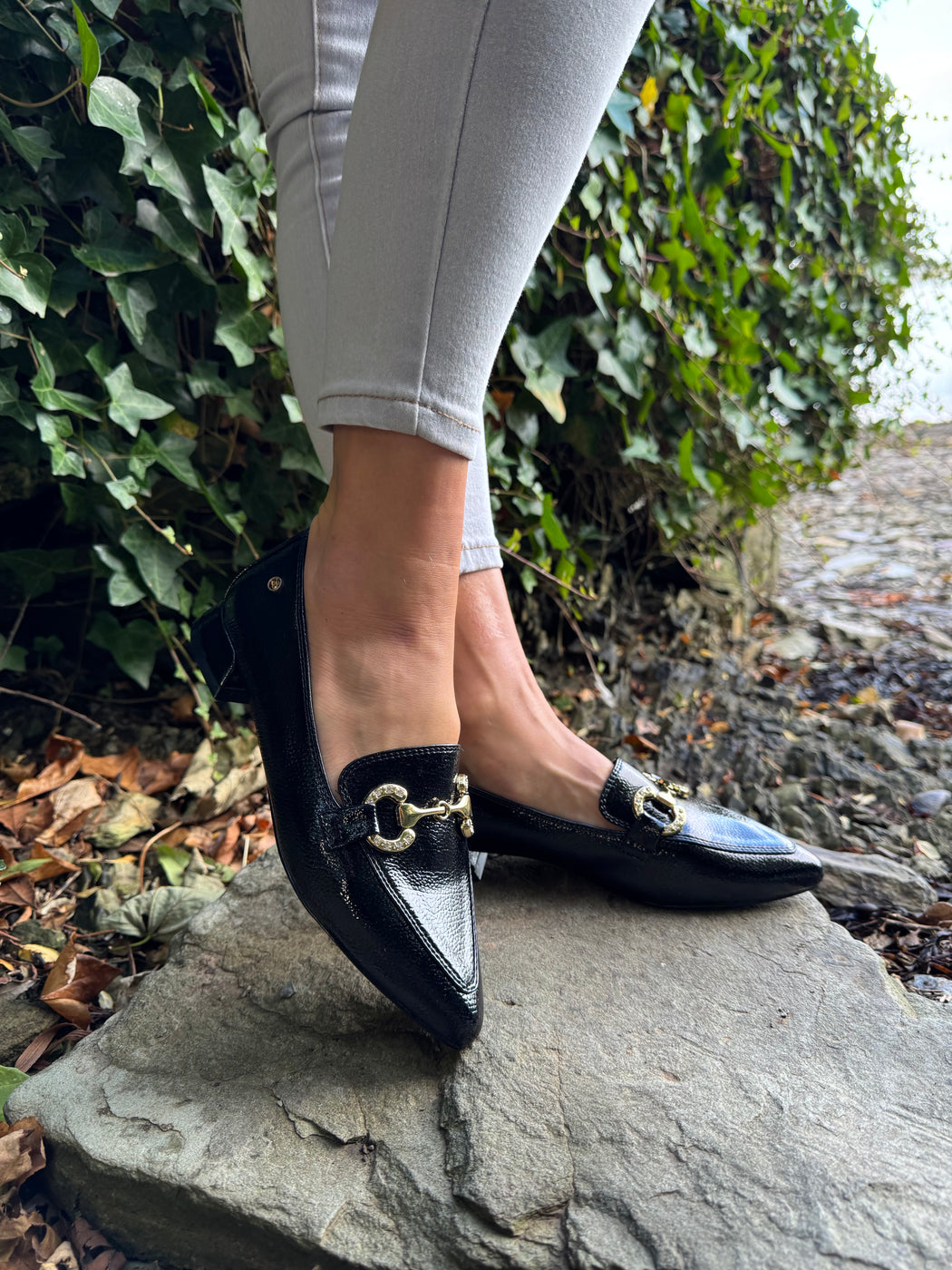 Dalat one Ink Glaze pointed loafer