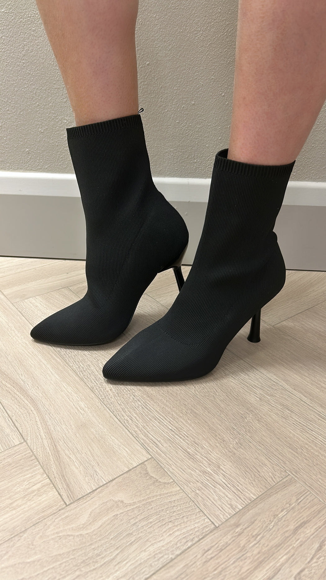 Ruth black sock boots