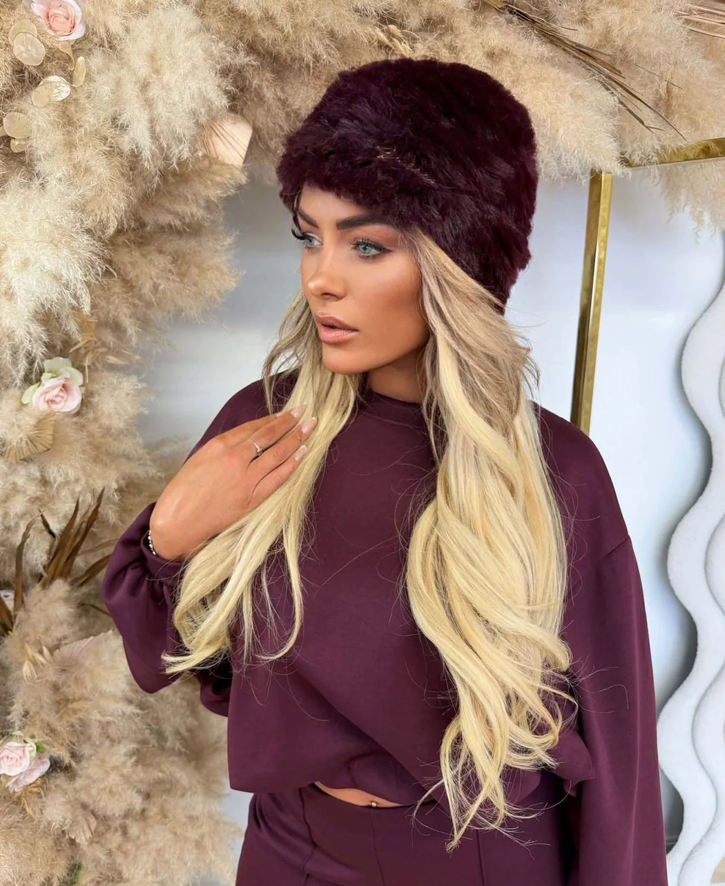 Guess Cecilia faux fur hat