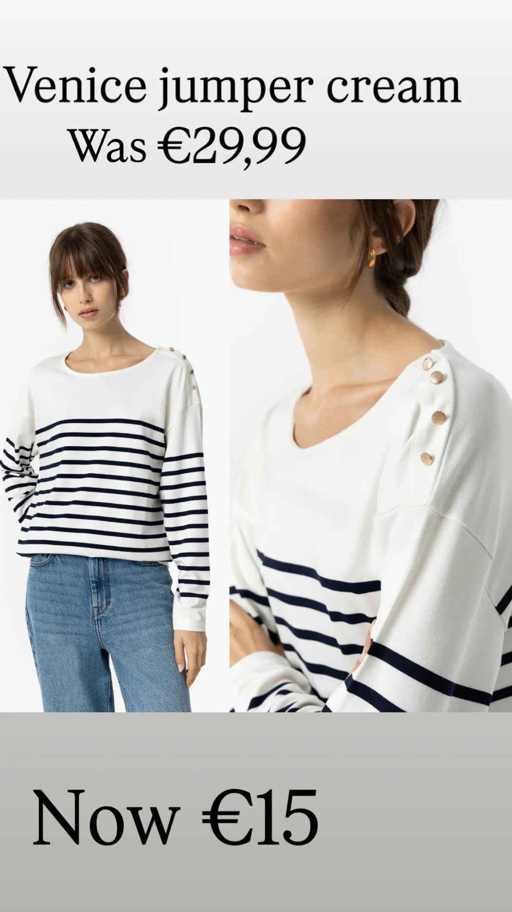 Venice jumper cream
