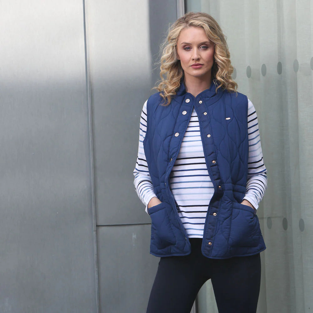 Mandy Gilet Blue