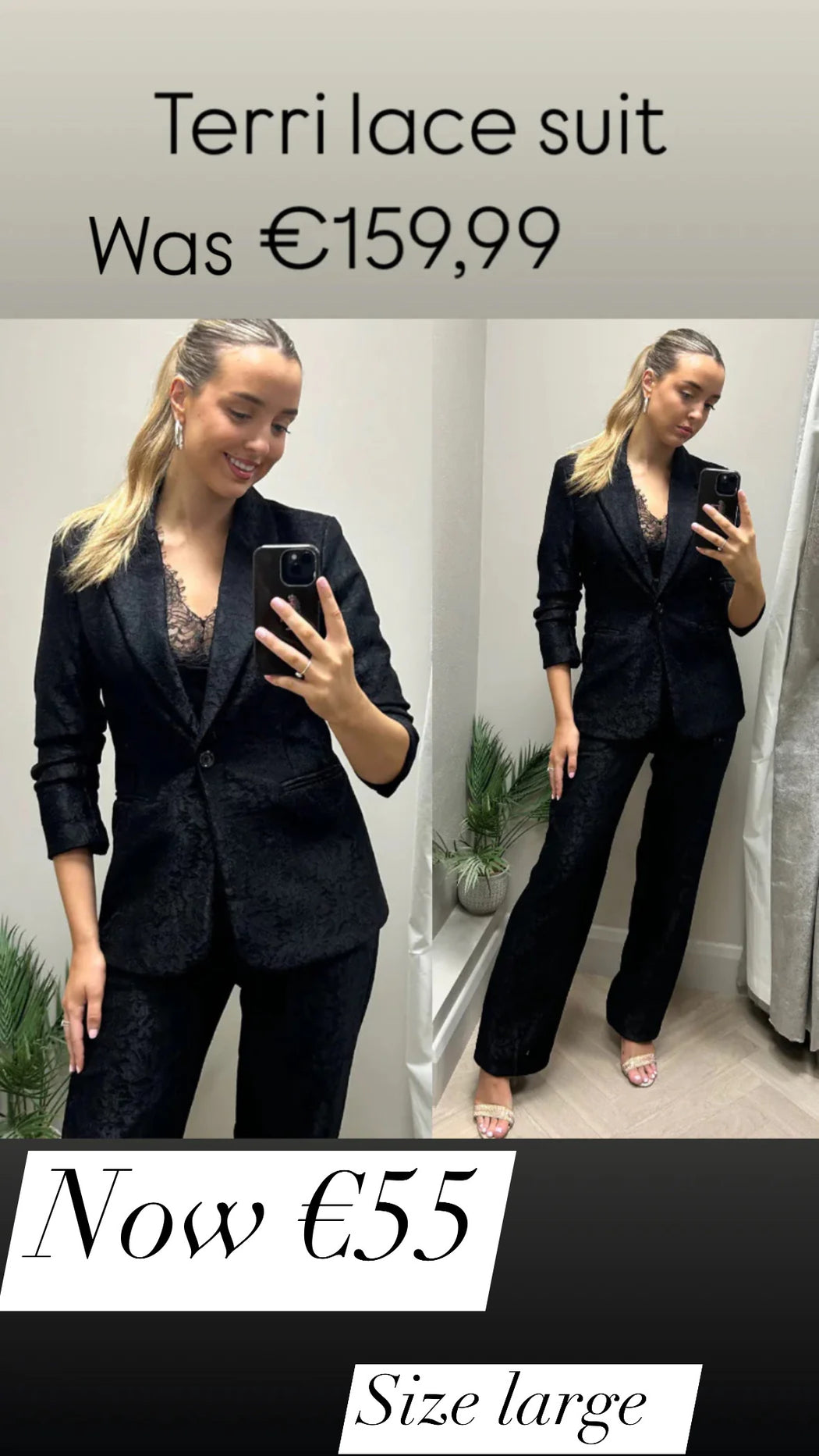 Terri lace suit