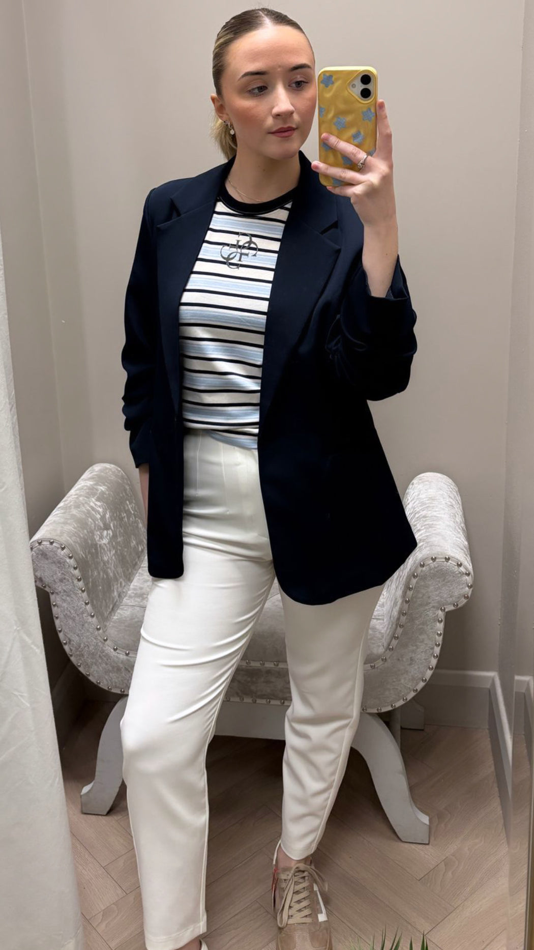 Guess Striped Mini Tee. W6GI18K3040.
