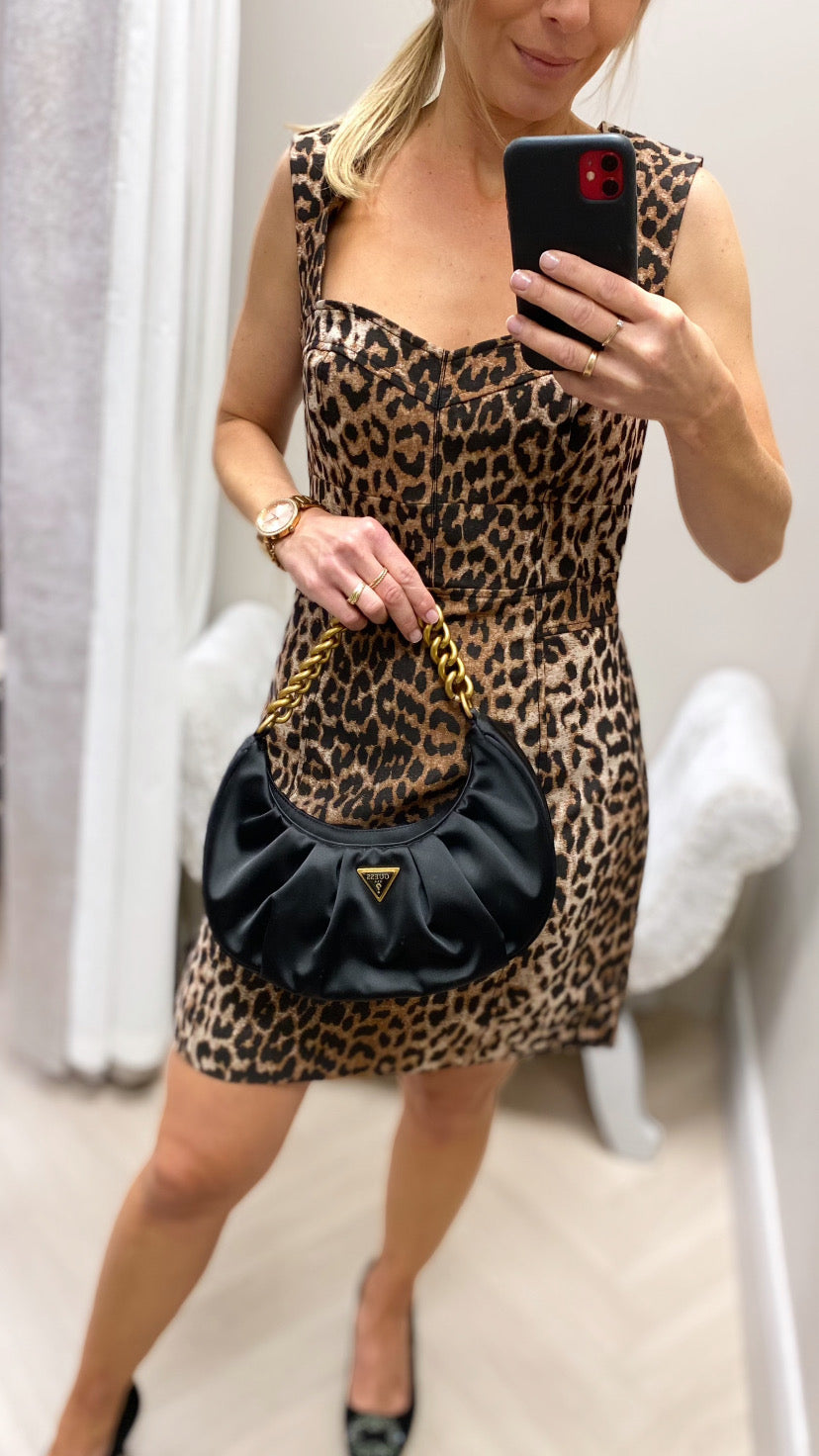 W4bk93wglj2 guess leopard mini dress