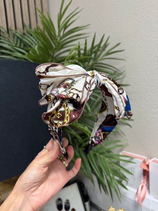 Multi bow chain hairband