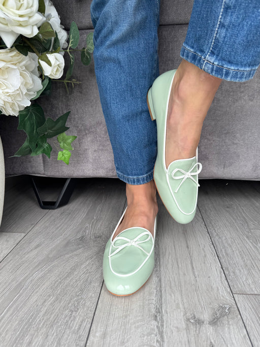 Flitton mint shine loafer