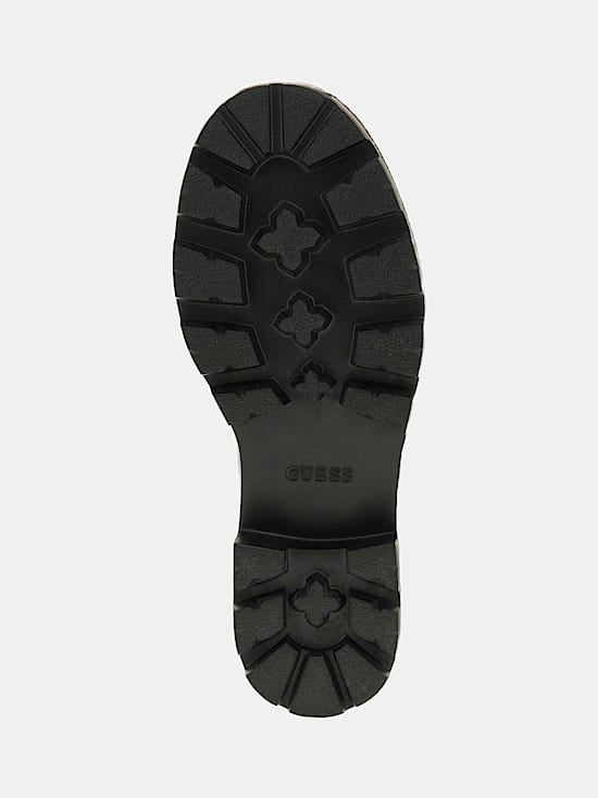 Guess black animal print loafer FLTYK2LEP14