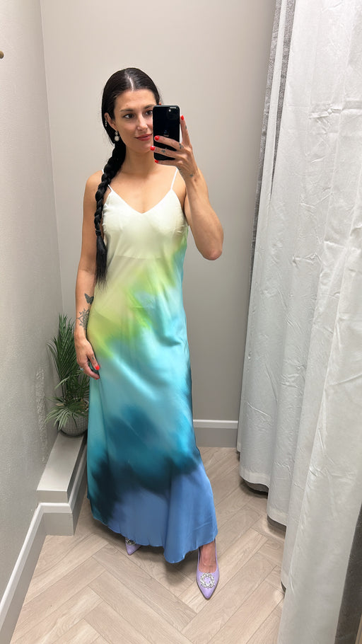 Lorraine satin slip dress