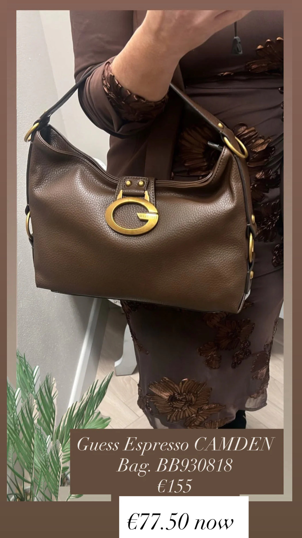 Guess Espresso CAMDEN Bag. BB930818