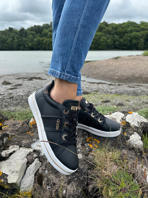 Guess stew black trainer