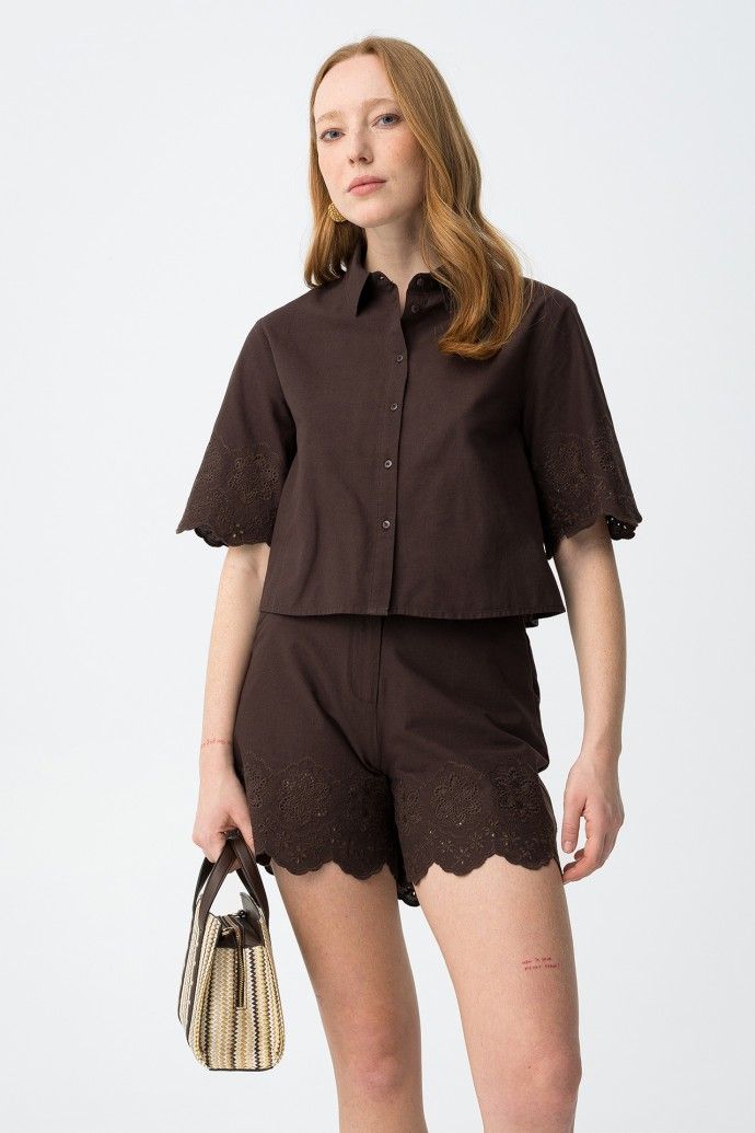 Lencastre-c brown shirt