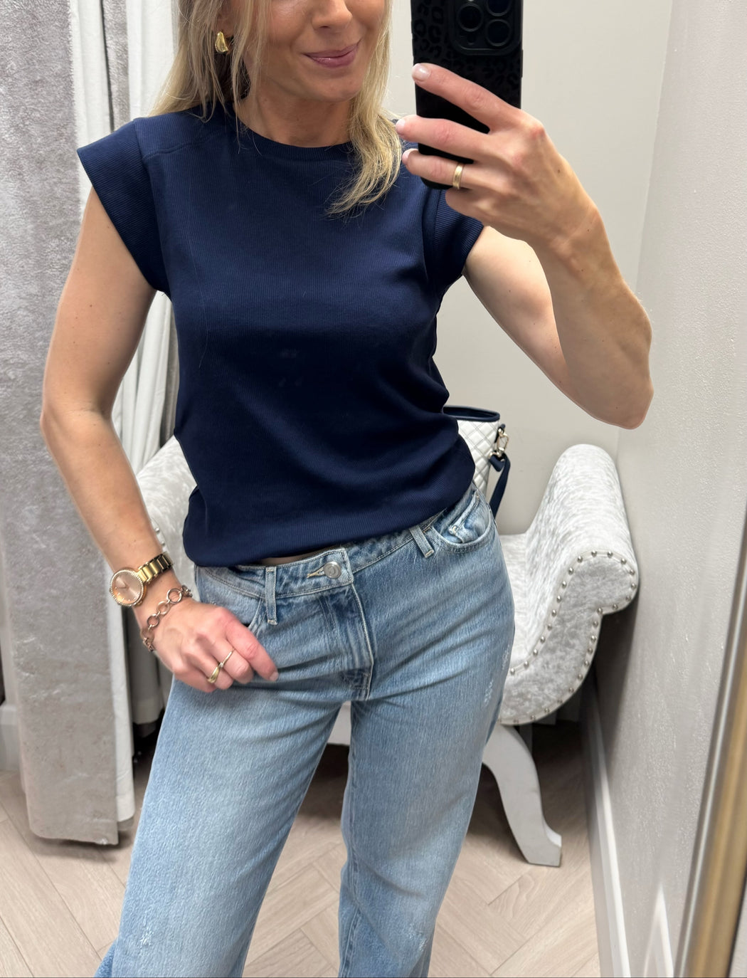 Maresia tee navy