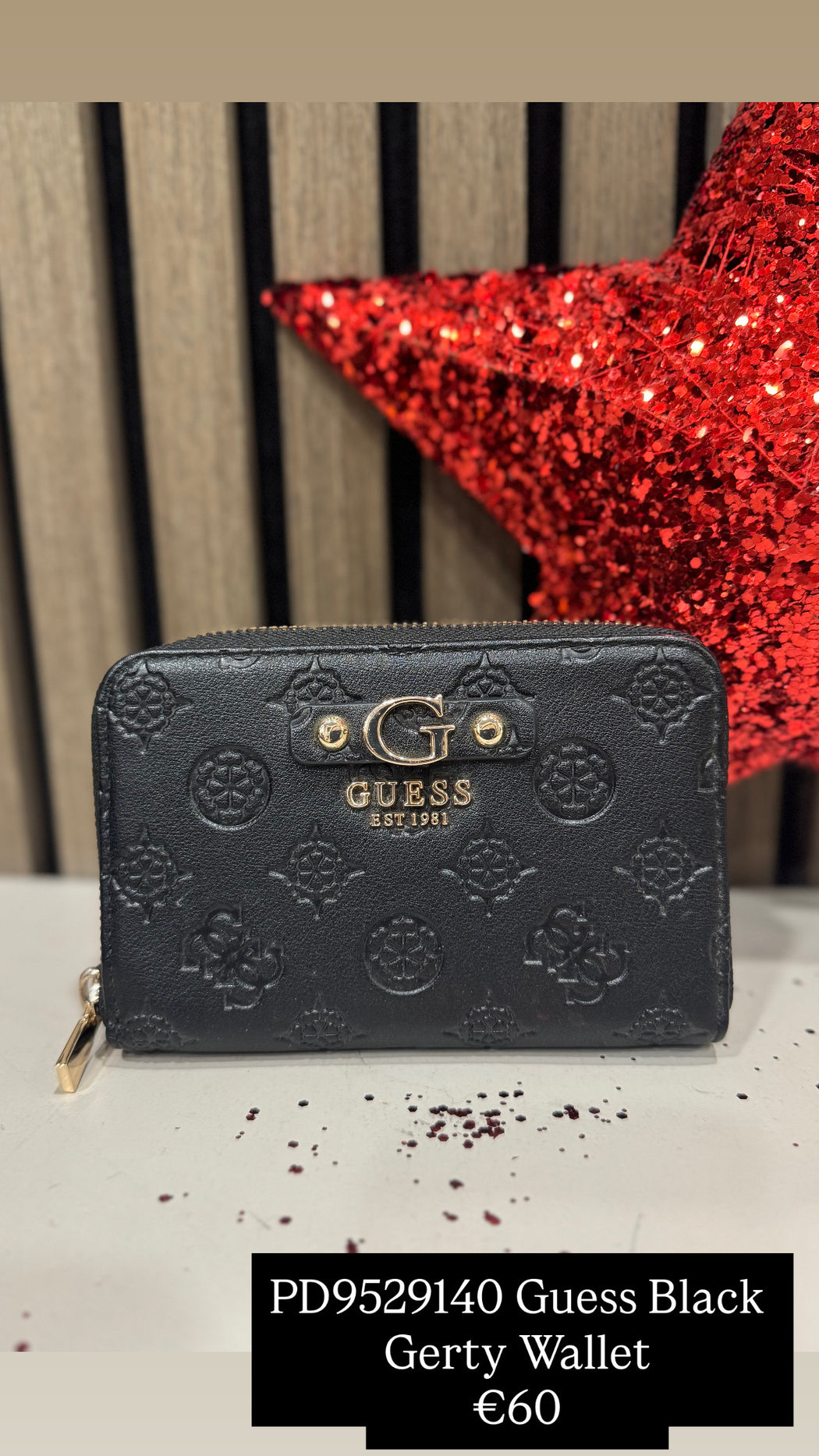 PD9529140 Guess Black Gerty Wallet