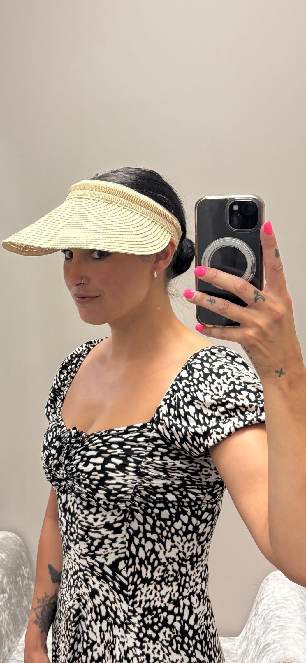 Clara visor hat