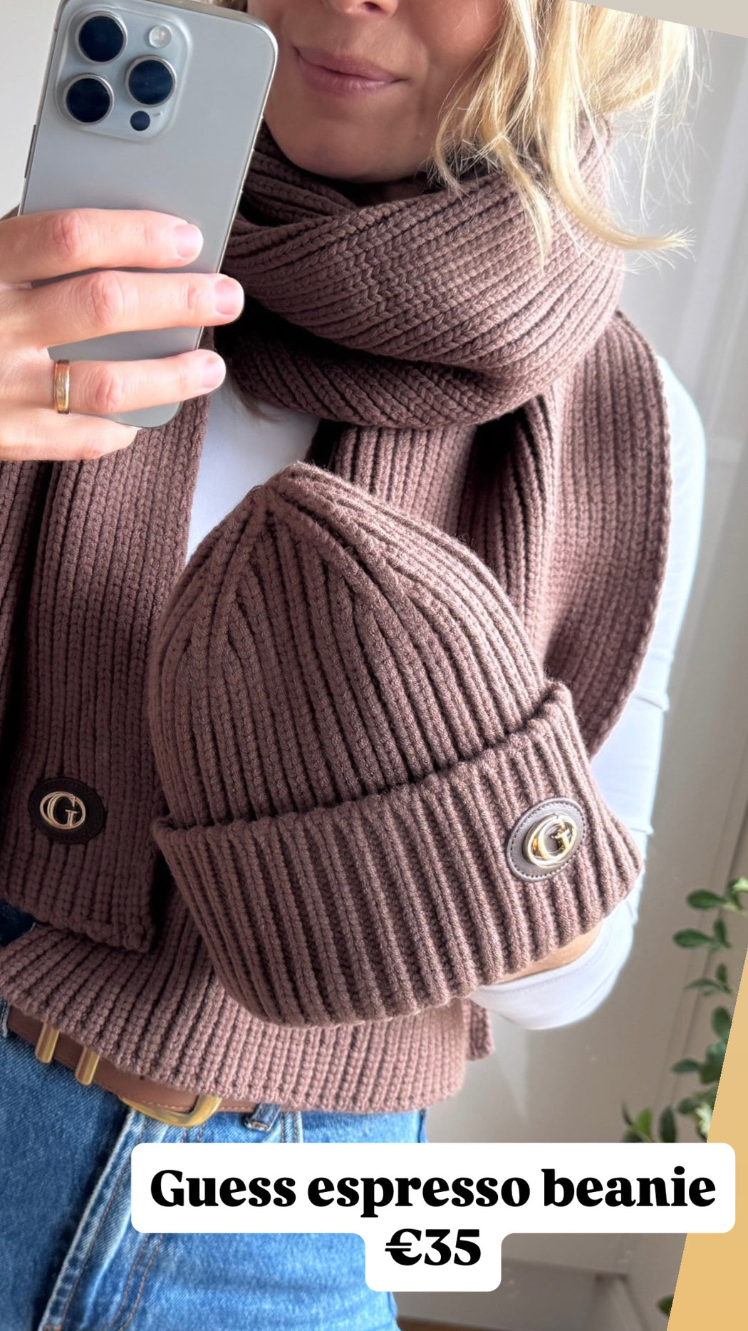 Guess espresso beanie AW5638POL01 - ESP