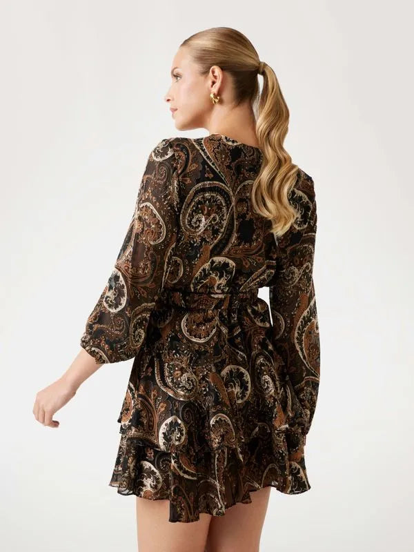 Clarisse guess paisley print dress W5BK53W2770 - P1WT