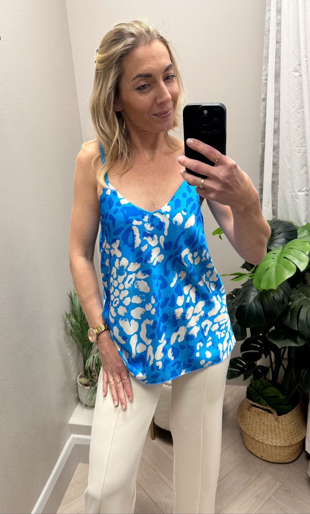 Sidney blue cami top