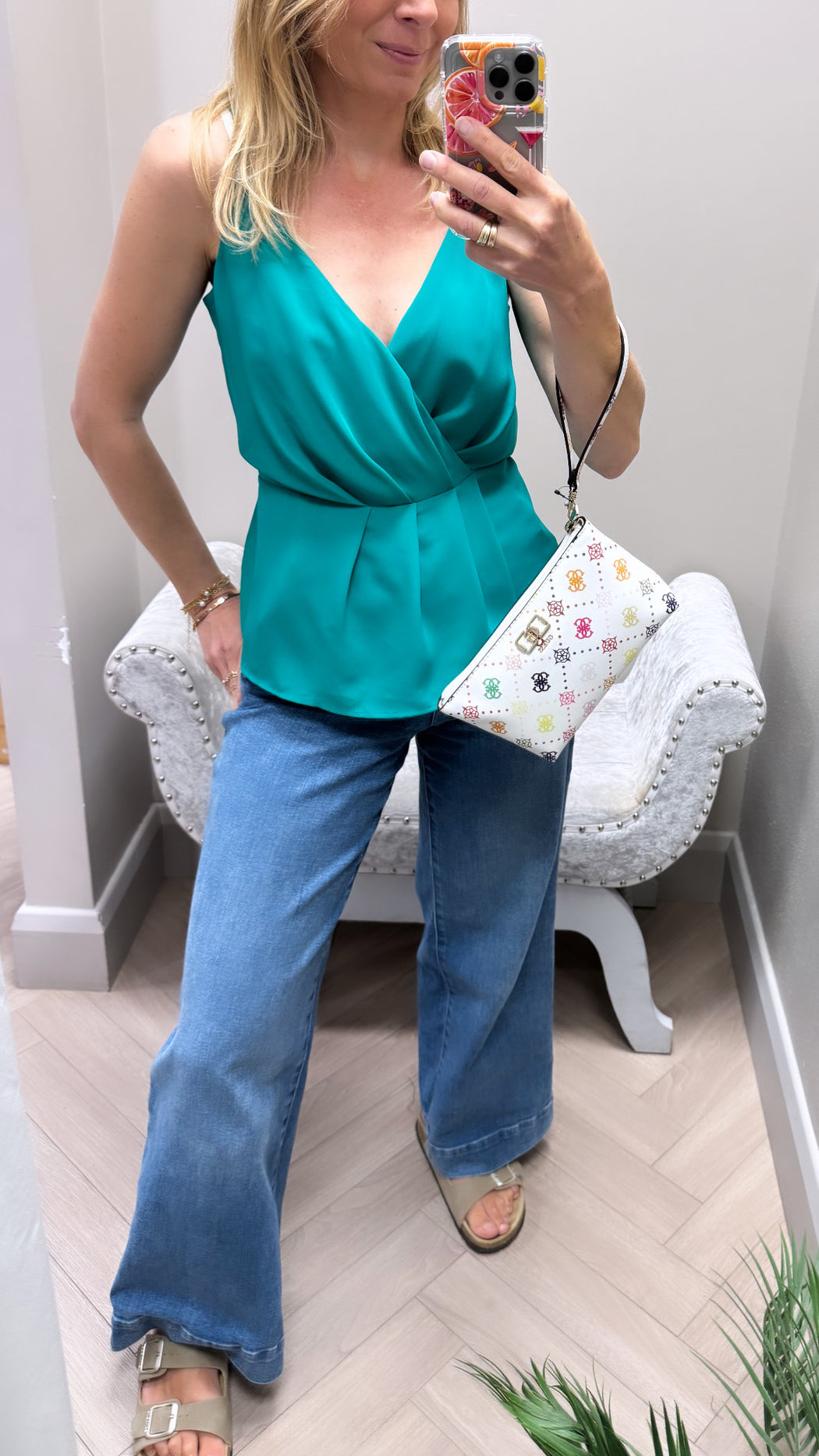 Silk smeraldo green azalea