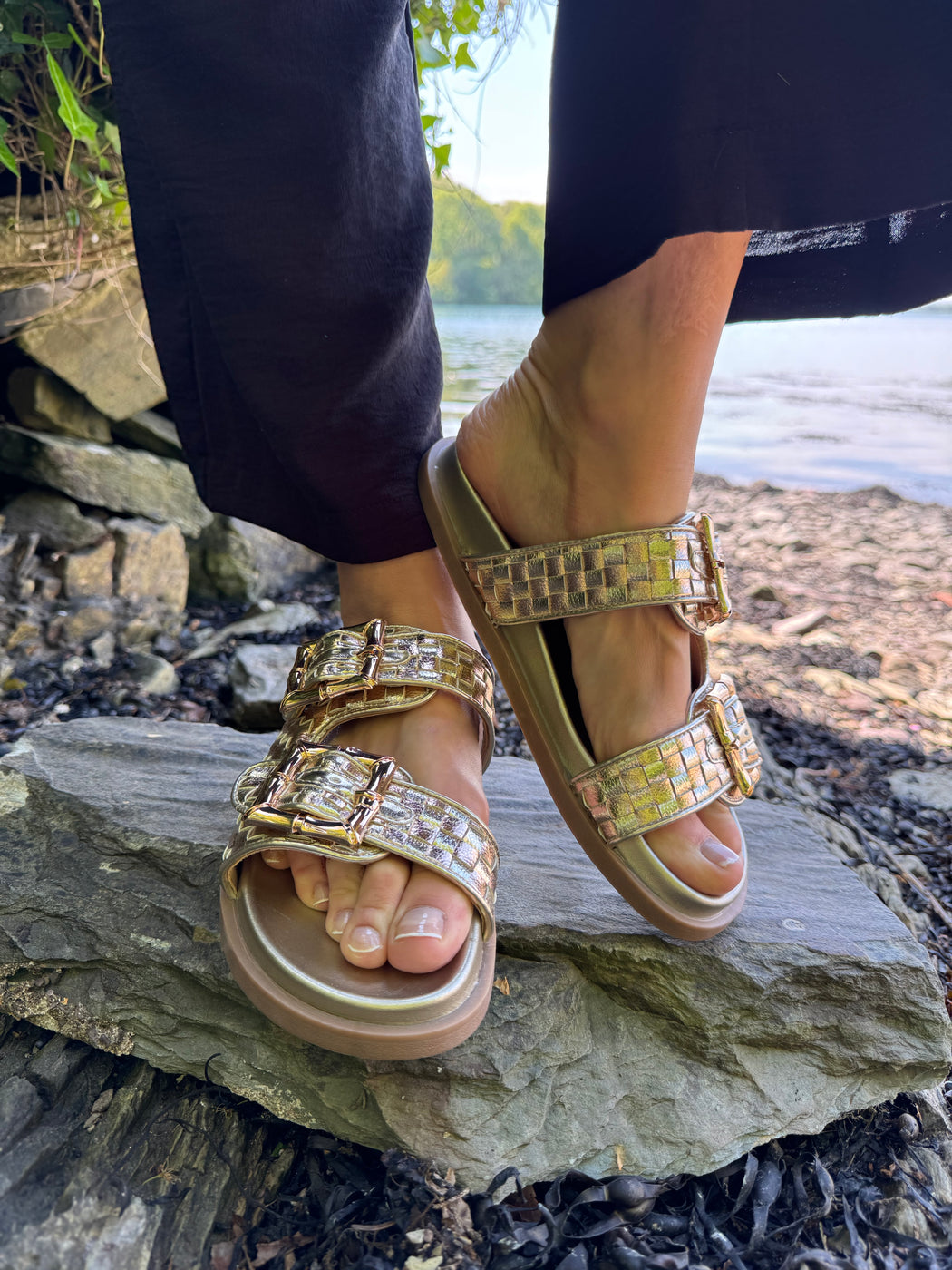 Duxford bling squares loafer