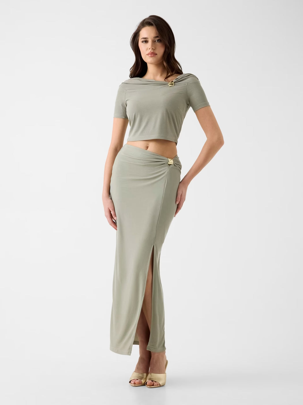 Guess green top w6gp12k2935-G8CL