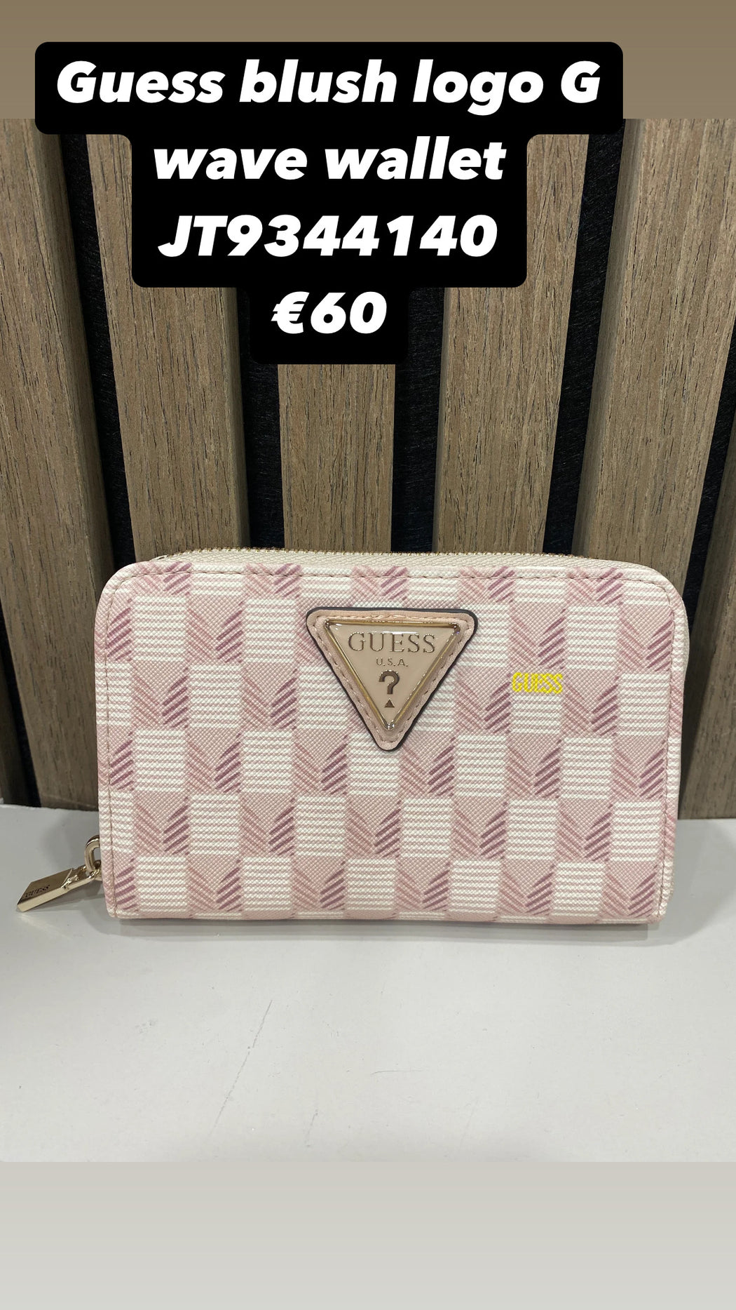 Guess blush logo G wave wallet JT9344140