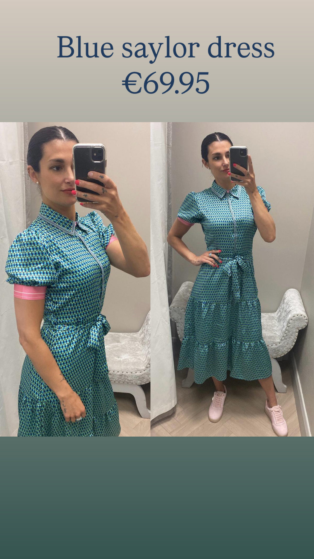 Blue saylor dress